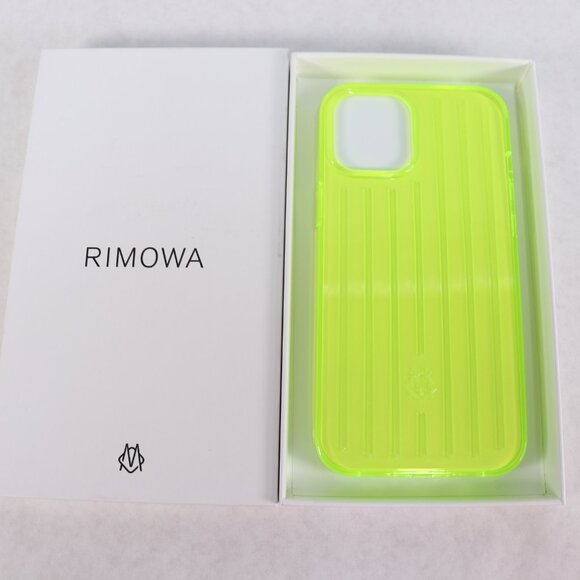 Rimowa Iphone 12 Pro Max Neon Yellow Phone Case New - Picture 1 of 7